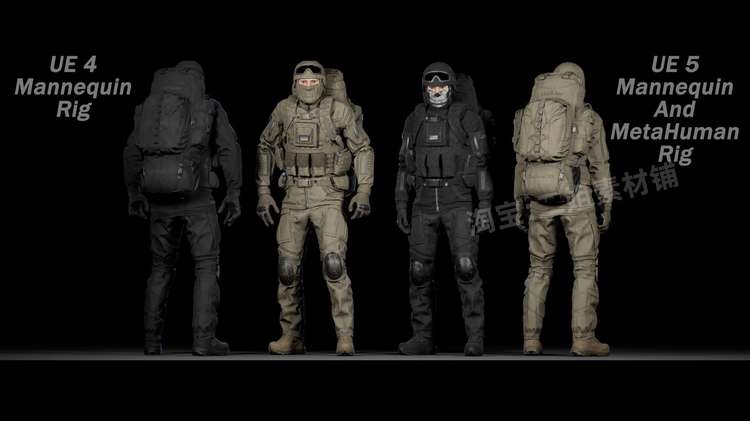 图片[10]-ShooterStarter OPB Full步枪火箭发射器写实UE4虚幻5模块化角色-cg男孩