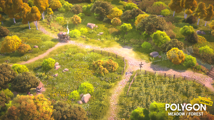 图片[22]-POLYGON Nature Biomes Season One自然生物群落UE4虚幻5卡通资产-cg男孩