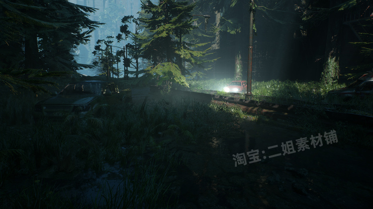 图片[14]-Post Apocalyptic City后世界末日城市UE4虚幻5建筑蓝图汽车模型-cg男孩
