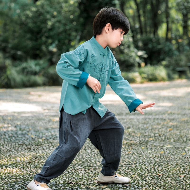 Boys Tang Suit for Kids Hanfu boy children ancient costume