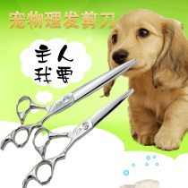 Professional pet scissors beauty scissors trimming scissors dog shaving scissors Teddy straight scissors 7 inches 6 inches
