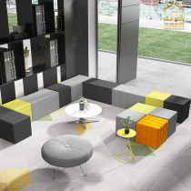 Creative Changing Shoes Stool Personality designer Entrance Changing Shoes Stool Mat reception Office Creative Composition Sofa Early Education Hugh