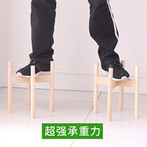 Cross-flower pot frame wood indoor simple flower pot frame Multi-meat basin rack small flower shelf Balcony Floor Potted Wood Shelf