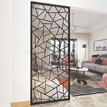 Bedroom partition wall custom partition room Wrought iron screen Office living room Dining room bar ceiling industrial wind decoration