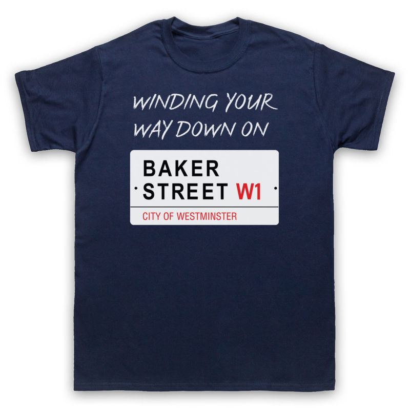 Gerry Rafferty Scottish Rock Singer Baker Street Song Creative Music Pure Cotton T-Shirt