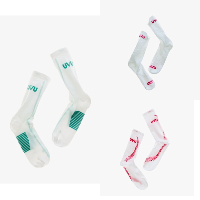 In-Stock Uvu 26Ss City Limited Series Sports Fitness Running Towel Bottom Non-Slip Mid-Calf Socks Unisex