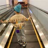 Утепленная толстовка для мальчиков, демисезонный детский приятный телу пуховик, увеличенная толщина, 2020