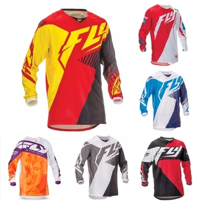 New Summer Long Sleeve Bike Ride Jacket Blouse Boy DH Off-road Race Car Suit FLY Speed Downwear Custom Speed Dry
