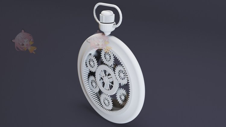 图片[25]-C4D白膜蒸汽朋克机械金属max时钟高细节3d模型blender建模obj素材-cg男孩