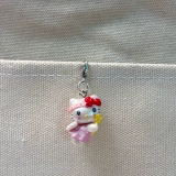 Hello Kitty, hello kitty, милая сумка с молнией, подвеска, DIY, материал