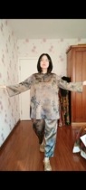 Silk fragrant cloud yarn 4 0 Moomi heavy satin top pants suit ￥1890