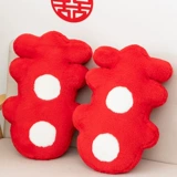 Высококачественное свадьба Привет персонаж Подушка пара свадебной плюшевой плюшевой подушки на свадебной кровати декоративная свадьба