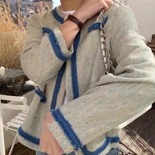 法式小香风外套女