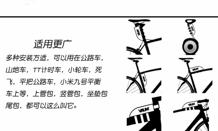 Sacoche pour vélo mixte VAUN - Ref 2220274 Image 14