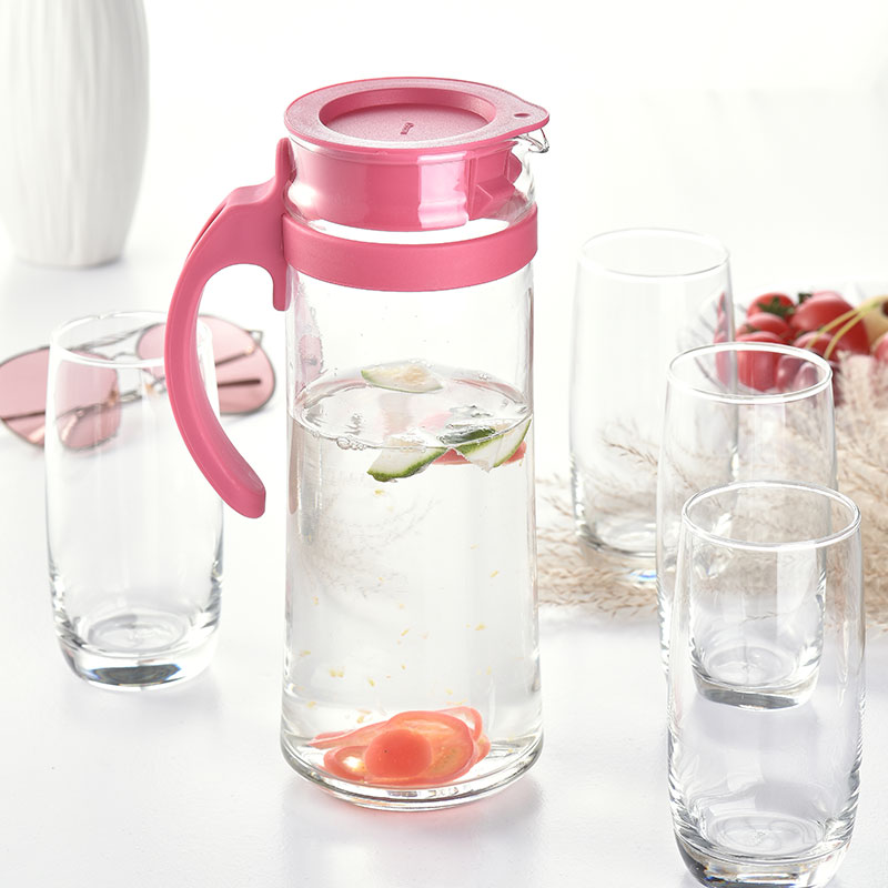 Ocean import lead - free glass heat - resistant glass pot of hot and cold dual - use cool water bottle glass kettle pot cold ultimately responds