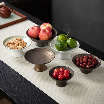 Fruit offering plate, ceramic household fruit offering plate, fruit offering plate in front of the Buddha, offering plate, fruit offering plate for the God of Wealth, fruit offering plate for the Buddha