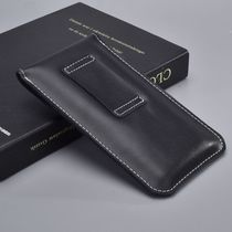 Suitable for Huawei P40 P40Pro genuine leather phone bag wearing strap waist hanging bag vertical thin single layer man hand