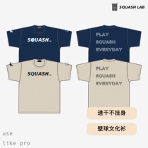 Squashlab X 隼张Wingedfalcon壁球速干T恤文化衫