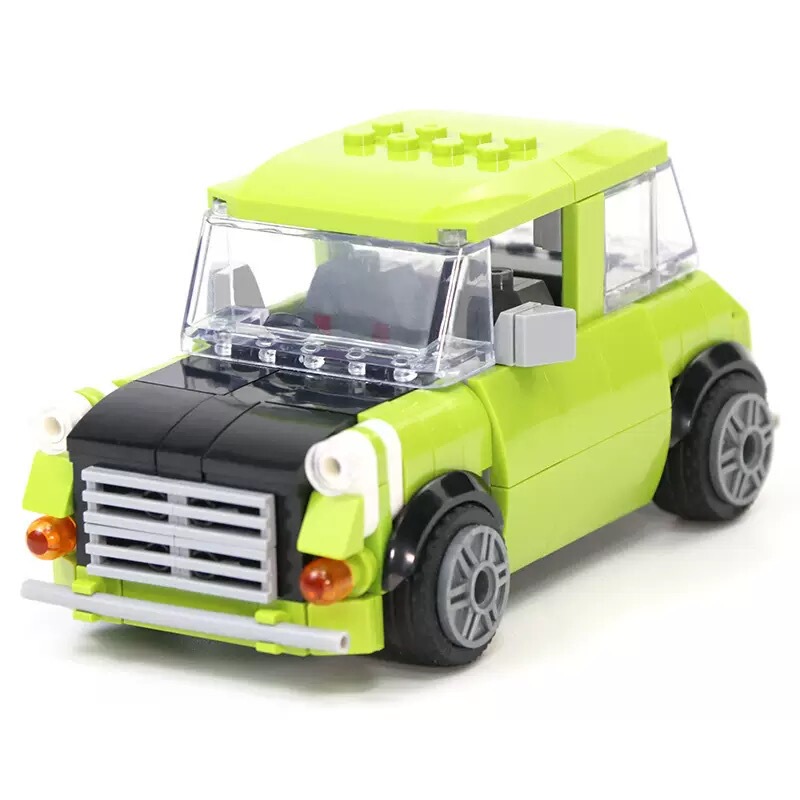 Compatible with Building Blocks Moc-39171 Mr. Bean Mini Car Assembly Toy Car Model Educational Children's Toy