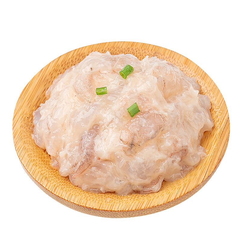 林小丸手打鲜虾滑水产虾饼生鲜青虾豆捞丸子挤袋火锅食材美食100g