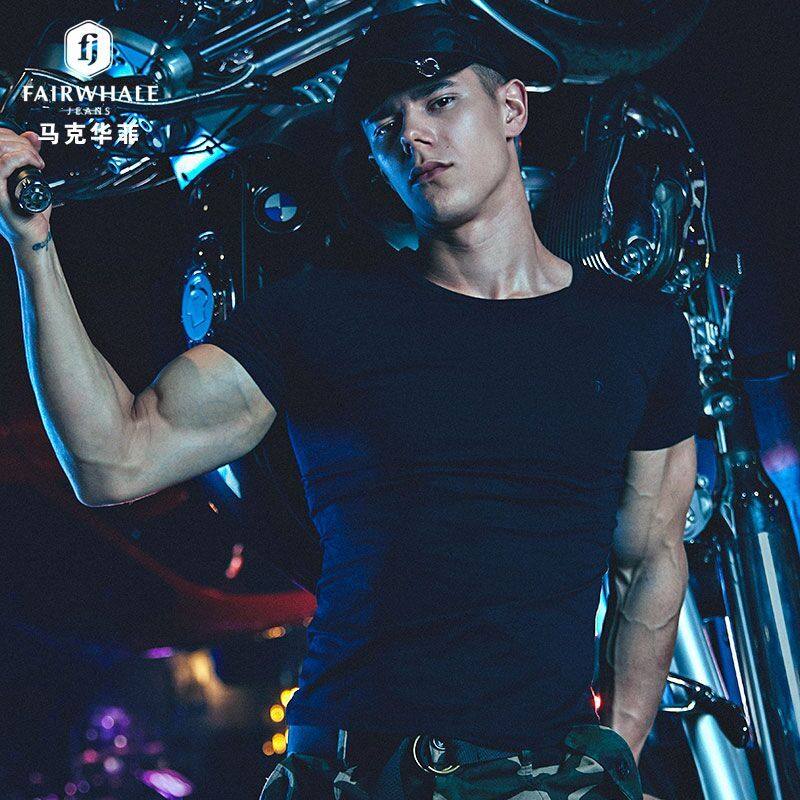 Mark Fairwhale 马克华菲 男式短袖T恤 打底衫 天猫优惠券折后￥29包邮（￥99-70）多色可选