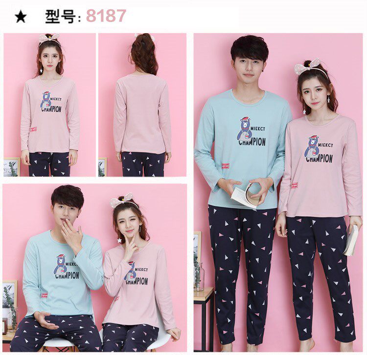 Pyjama mixte en Coton à manches longues - Ref 3005590 Image 27