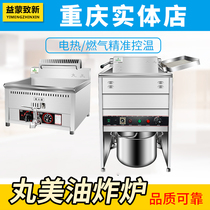 Pellet Meme Fried Oven Commercial Electric Hot Chicken Ribs Fryer Vertical Gas Fryer Fried Chicken Burger Shop Thermostatic Electric Fryer