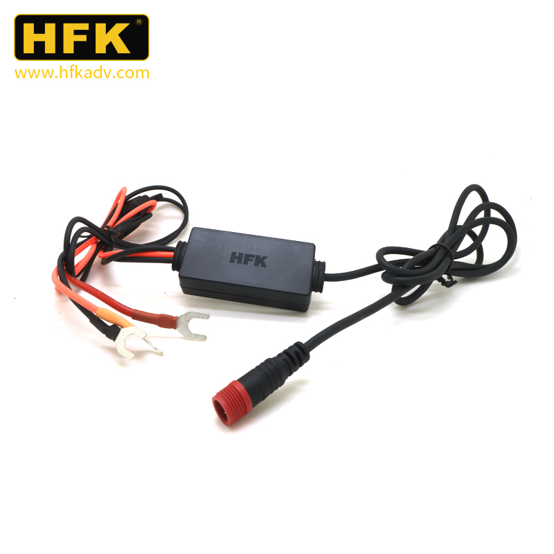 Hfk Hm501/Hm801P Motorcycle Driving Recorder Acc Host Connection Conversion Cable Power Supply Hfk Accessories