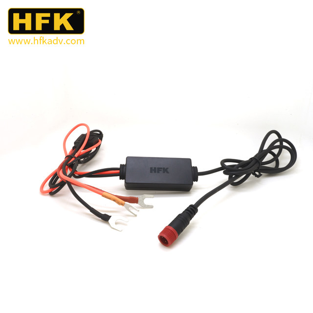 ເຄື່ອງບັນທຶກການຂັບຂີ່ລົດຈັກ HFKHM601/HM801P ACC ເຈົ້າພາບເຊື່ອມຕໍ່ສາຍການສະຫນອງພະລັງງານ HFK ອຸປະກອນເສີມ