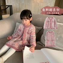 Cookie Home Baby Store Girls Temperament Childrens Autumn and Winter New Fashion Childrens Baby Casual Jacket Autumn