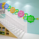 School purpose, goal concept, kindergarten staircase wall decoration, environmental creation material, environment hall display wall sticker