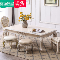 Eurostyle tea table living room Mini small family style luxury table and chairs combination minima balcony floating window tatami custom size