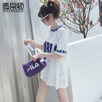 Swimsuit female split three - piece set 2022 new summer shade lean fashion and cute bubble spring