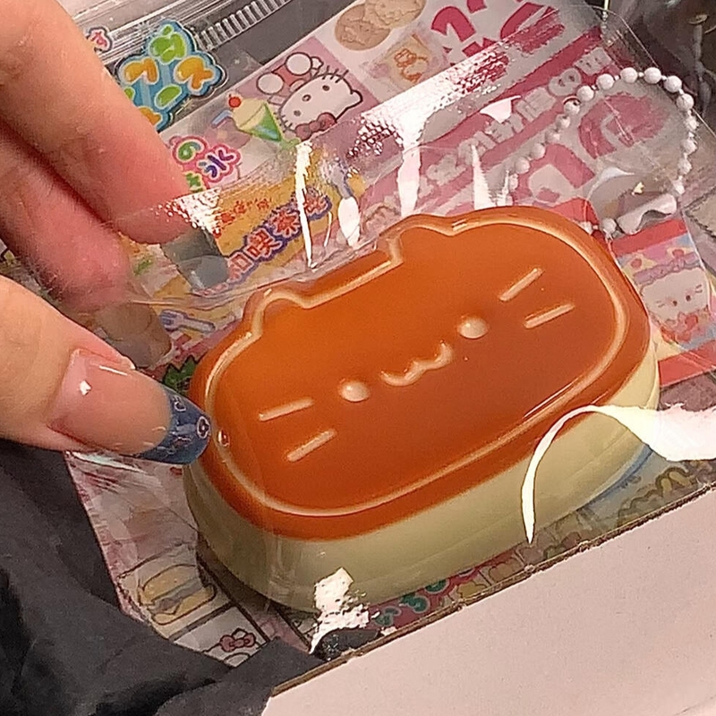 [Cheese Cat Series] Internet Celebrity Hot-Selling High-Appearance-Value Pure Handmade Food-Grade Silicone Stress-Relief Toy