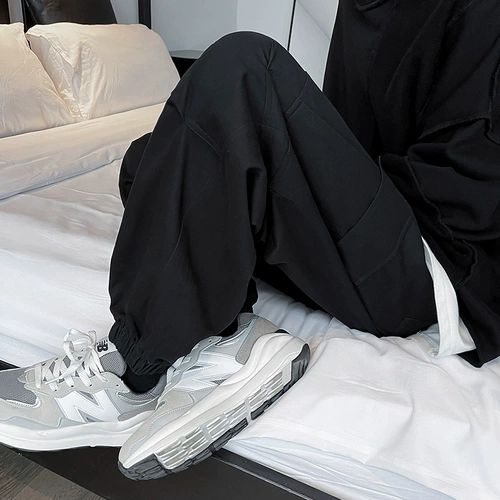 Летние штаны для отдыха, свободный крой, оверсайз, большой размер