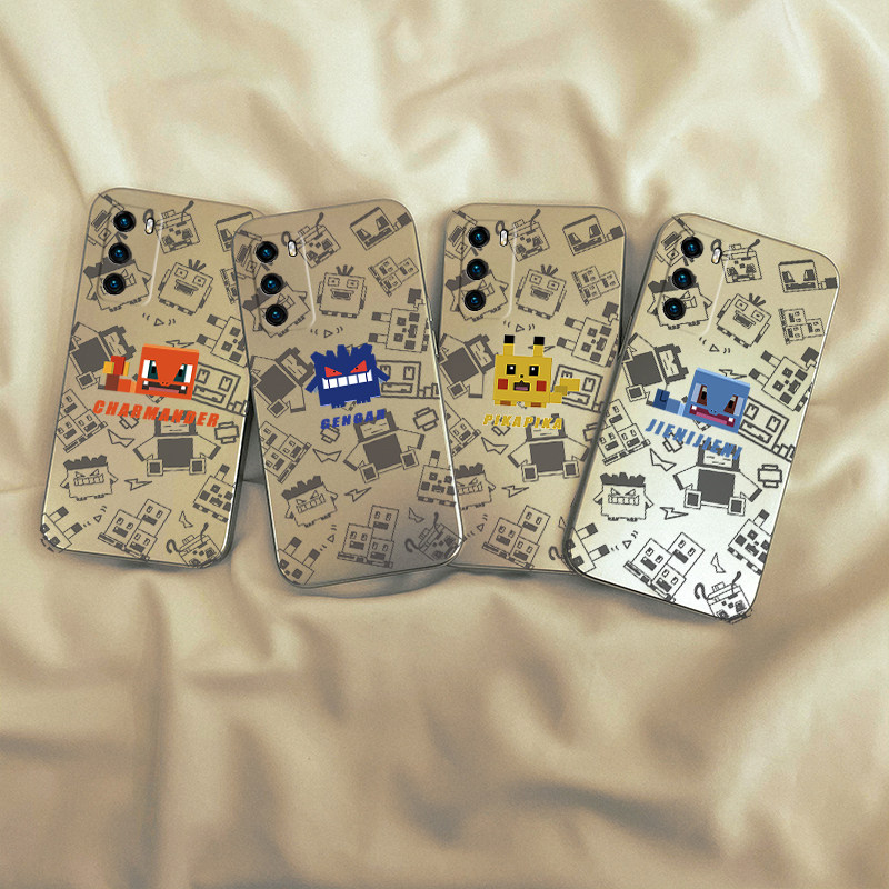 Digital Pikachu Huawei p30pro mobile phone protection shell new p20pro suitable p30 p30 electroplating p40 p40 p50 p50 and p50pro p50pro Cartoon p20 silica gel p20