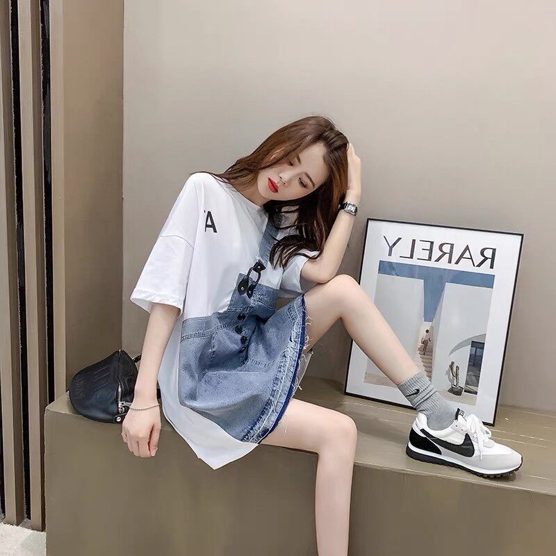 Pregnant women's tops Fashion Fashion Two Short Sleeve T - shirts 2021 summer hot mom mode loose out pregnant women skirts
