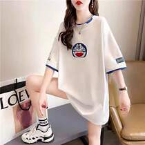 Pregnant woman short sleeve t-shirt woman 2022 New internet red big code loose with a small crowdpregnant woman blouse