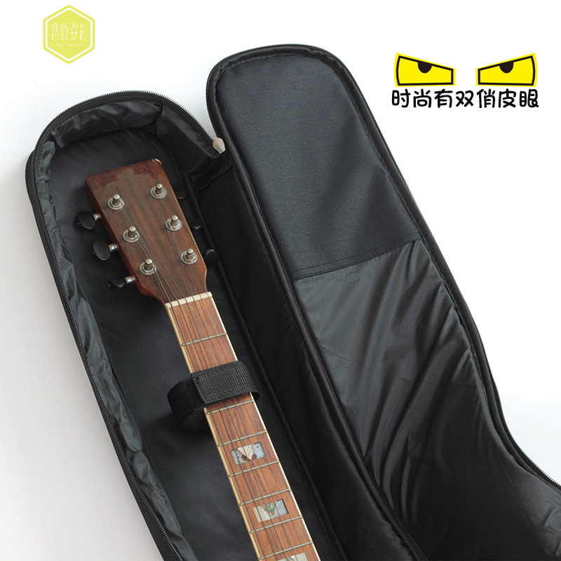 4041 Inch Folk ballad Guitar Bag Personality double shoulder bag Thickened Cartoon Love Violin Bag Waterproof Guitar Bag