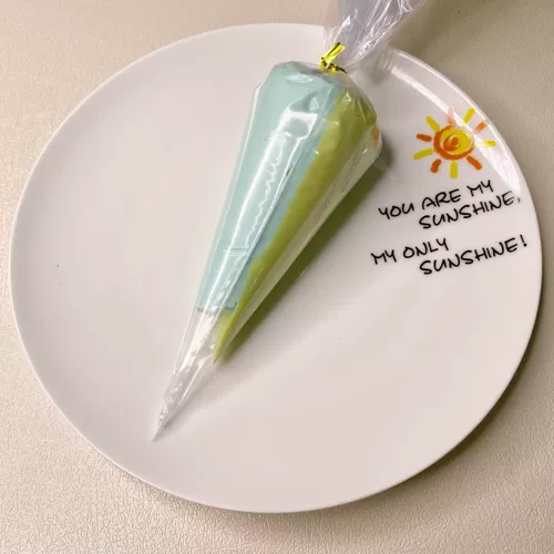 Двухцветный кремовый чехол для телефона, заколка для волос, упаковка, градиент, 100G