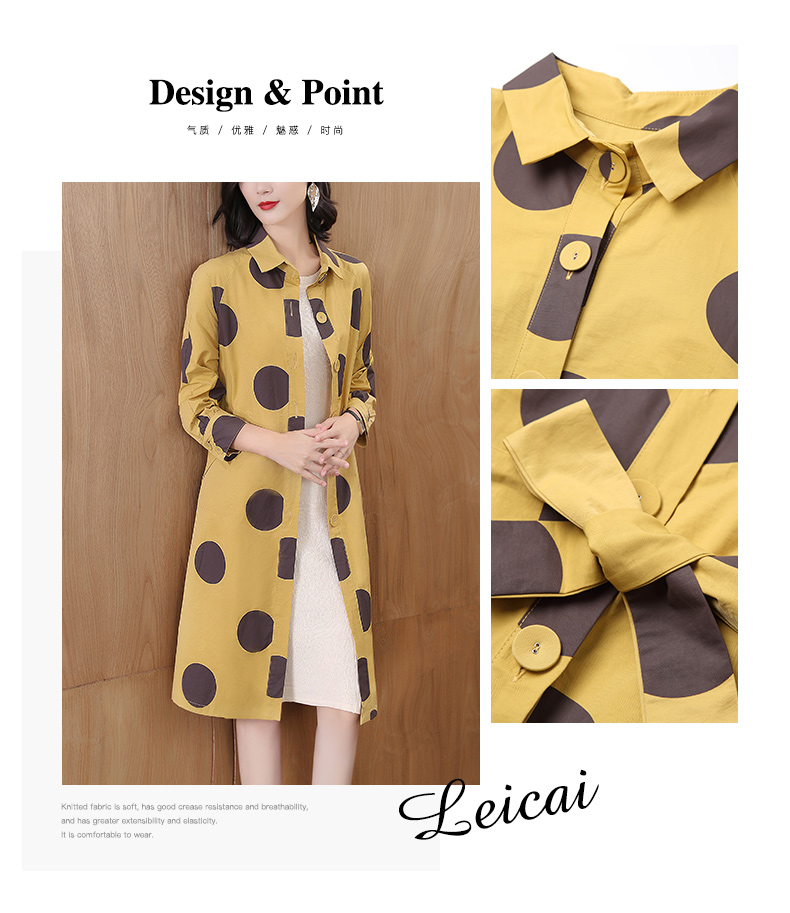 Trench pour femme en Coton - Ref 3225977 Image 8