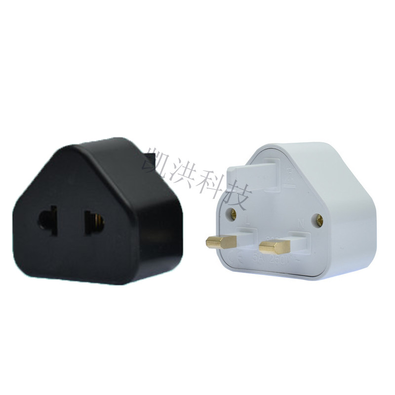 British converter 2 feet a large and small jack with insurance tube national standard transfer English - standard plug travel Hong Kong Macau
