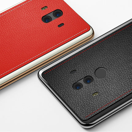 华为mateRS保时捷手机壳男女真皮mate10pro