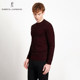 ROBERTA Nobeda Autumn Men's Knitted Sweater Men's Round Neck Pullover Sweater Casual Cardigan