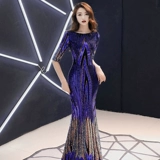 Элитное вечернее платье, сексуальная юбка, яркий броский стиль, крой «рыбий хвост»