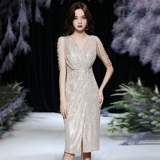 Вечернее платье, элитная юбка, французский стиль, изысканный стиль