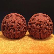 Wen play walnut handle official hat four buildings