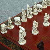 Китайские шахматы, элитный трехмерный комплект из натурального дерева для взрослых, три царства