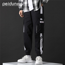 Autumn overalls mens dark wind Japanese Tide brand wild function sports casual mens pants fried street punk pants