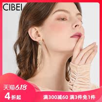 925 silver display round face thin earrings French Net red high grade tassel earrings earrings female design feel accessories